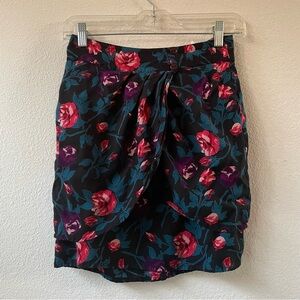 Urban Outfitters Kimchi Blue black floral skirt